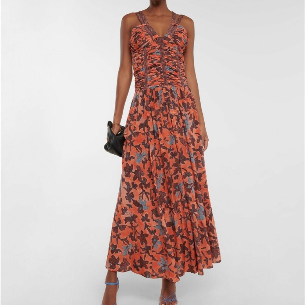 Ulla Johnson Anya Silk Crêpe de Chine Gown